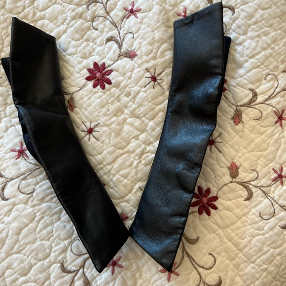 {WHBM} Black Sleeveless Detachable Collars Shift Dress Size 6 - Picture 7 of 9